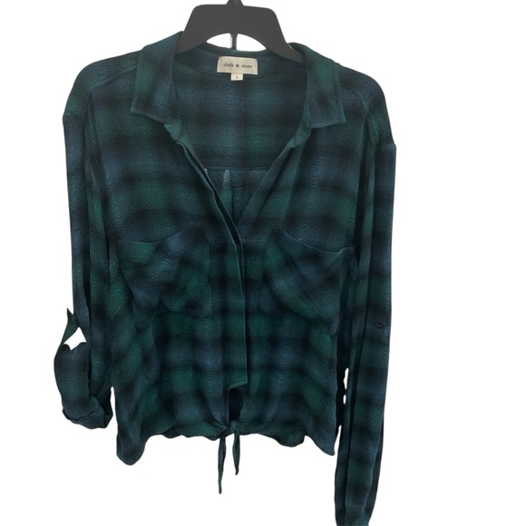 Cloth & Stone plaid button down - Picture 1 of 6